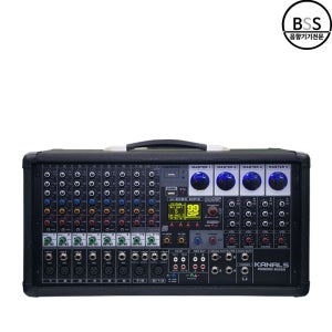 카날스 BKM-800 파워드믹서 2채널 800W 공연 강당 행사 댄스학원 교회 성당
