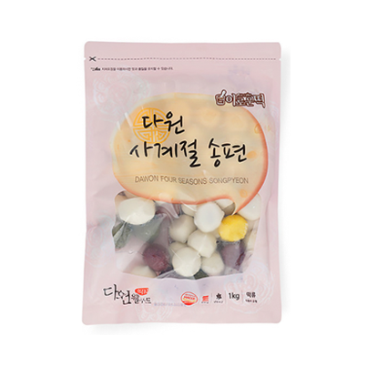 천번을 치대어 쫄깃한 다원 사계절 송편 1kg
