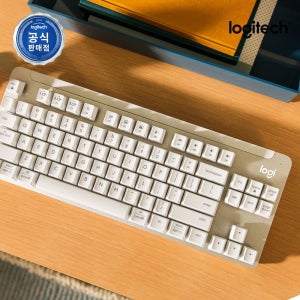 [N배송] 로지텍코리아 공식 시그니처 K855 무선 기계식 키보드 오프화이트, 적축
