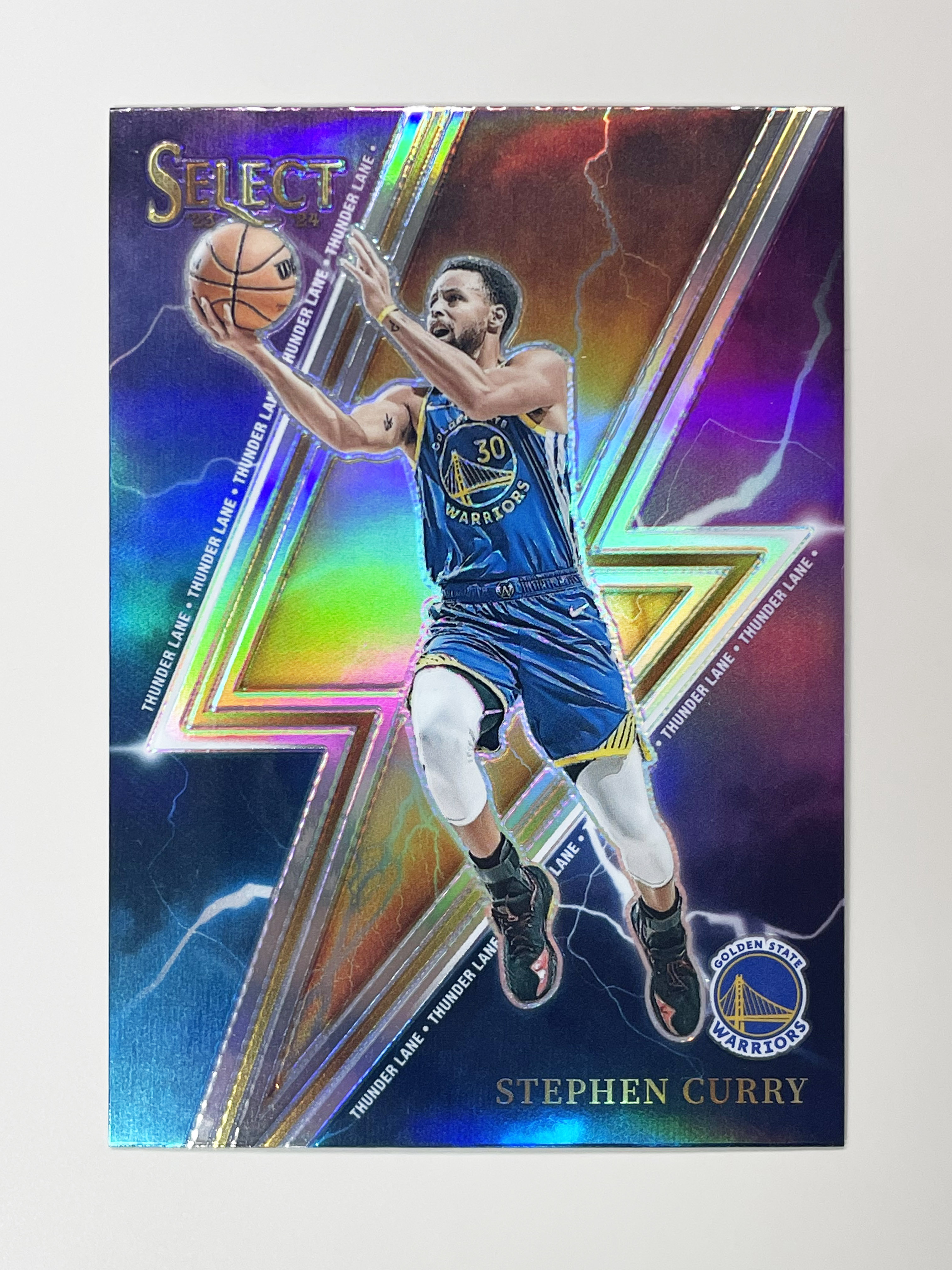 23-24 Select Thunder Lane #10 Silver 스테판 커리