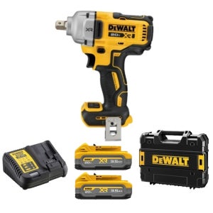 디월트 DCF892S2 충전 임팩 렌치 미드토크 1/2 20V 파워스택3.5A 2개세트