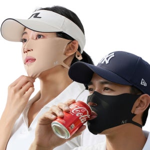 아이브 오픈형 UV 자외선 차단 냉감 안면 얼굴햇빛가리개 골프 러닝 등산 자전거 마스크