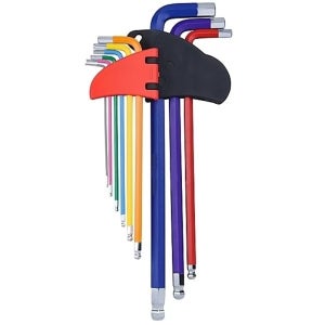 육각 볼 렌치 세트 엘 고급형 6각 HEX L WRENCH 무지개 조립공구