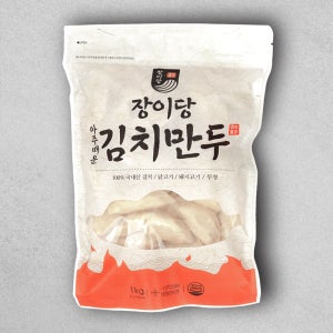장이당 국내산 아주매운 김치만두 1kg