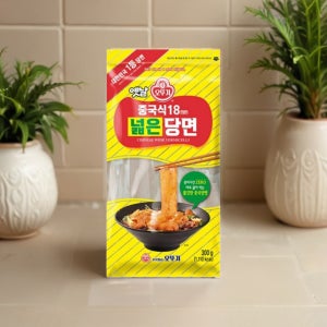넓적 당면 납작 중국식 한국 당면 300g