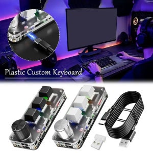 매크로키보드 3키 Bluetooth 단축키 E-스포츠 게임 미니 기계식 핫 스왑