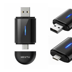 자동차 미러링 2in1 USB동글 무선 카플레이 안드로이드오토 네비게이션 아이폰 핸드폰