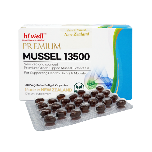 [하이웰] 프리미엄 초록입홍합 오일 13500 mg 200 베지소프트젤 뉴질랜드직송