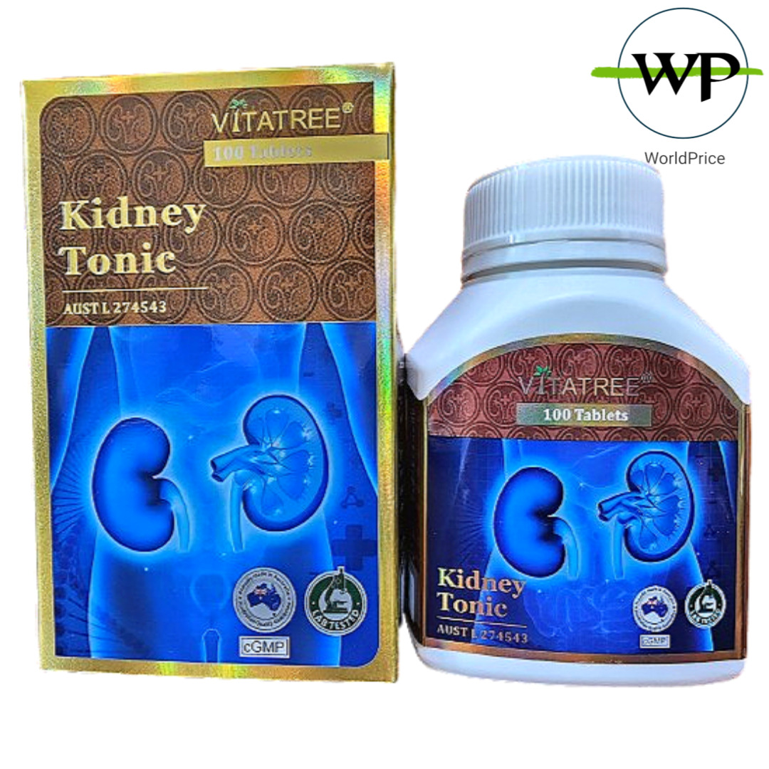 호주직구 비타트리 KIDNEY TONIC 키드니 <b>토닉 100정</b> 신장 콩팥