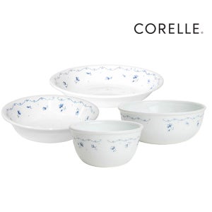 코렐 엘레강스 신 1인세트 4P 직장인 대학생 자취 1인가구 접시 그릇 선물 추천