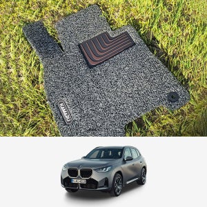 카마루 BMW X3(G45 24년11월-현재) 전용 내츄럴 코일매트 카매트 블랙/1+2열