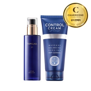 참존 탑클래스 리프팅 로션120ml+콘트롤 크림 셀프 마사지 150ml