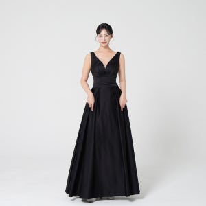 로나 리본블랙드레스 대여 브라이덜샤워 캐주얼룩 피로연 이브닝 제주셀프웨딩드레스 의상대여