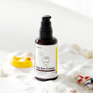 2개 구매시 1개 더 l 페르바도 눈시림 없는 무기자차 촉촉 선크림 80mL│6개월 이상 사용 아기 유아 키즈