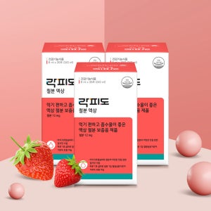 락피도 철분 액상 /흡수율 좋은 딸기맛 액상 30포, 3개