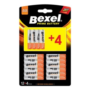 벡셀 알카라인 건전지 AAA 12+4 16개입 1세트 LR3 1.5V