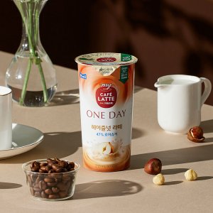 매일유업 마이카페라떼 원데이 헤이즐넛라떼 210ml 10개