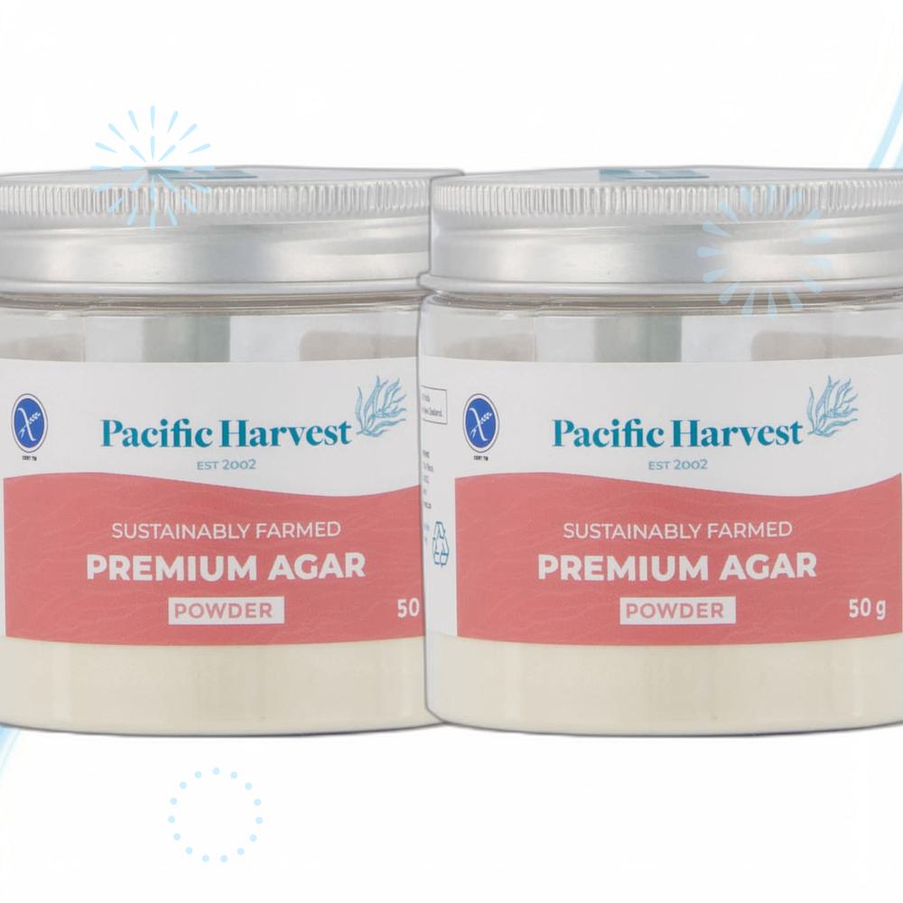 Pacific Harvest 퍼시픽 하비스트 <b>젤라틴</b> 하베스트 <b>프리미엄</b> 한천 <b>파우더</b> 50g M3 2개