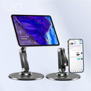 아이지오 태블릿 거치대 아이패드 자석 타블릿 거치대 마그넷 관절형 책상 갤럭시탭