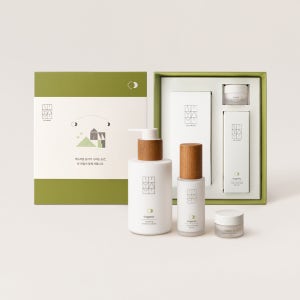 수야무 오가닉 데이타임 세트 (세럼 50ml+로션 240ml+크림 10g)
