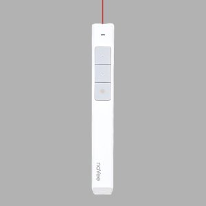 무선 레드 레이저 프리젠터 PPT 리모컨 빔 포인터 화이트
