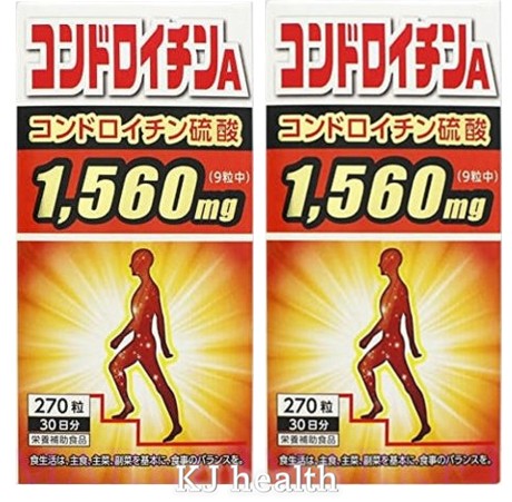 일본 <b>관절</b> 연골엔 콘드로이친 A zs 글루코사민 연골 추출물 무릎 뼈 270정 2개 세트