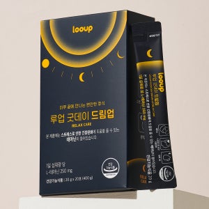 루업 굿데이 드림업 액상스틱 스트레스 긴장완화 테아닌 (부원료 흑하랑상추 피스타치오추출분말 타트체리 감태 가바 아연 마그네슘) 1box(20포)