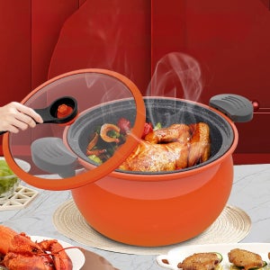저압 냄비 팻던던 마이크로 압력솥 대용량 마이크로 멀티쿠커 스튜 냄비
