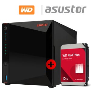 아수스토어 NIMBUSTOR 2 Gen2 AS5404T 10TB (WD Red Plus 10TB X 1개) 기초셋팅 원격지원 대원씨티에스