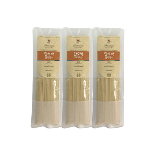 해맑음 수제 귀리 단호박 국수 200g x 3봉