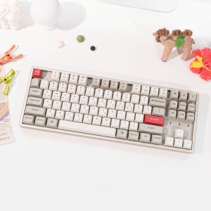키크론 K8 PRO MAX 무선 텐키리스 기계식키보드 사무용 레트로, 저소음 화이트축