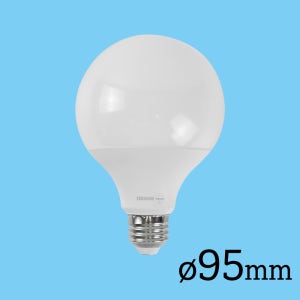 숏넥 볼구 95mm 오스람 e26 플리커프리 led 전구 12W, 주광색, 20개