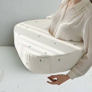 d자형 수유 쿠션 모유 신생아 분유 시트 받침대