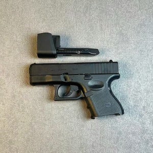 글록 Glock G26 EBB 메탈슬라이드 메탈기어 수정탄 전동 핸드건 권총
