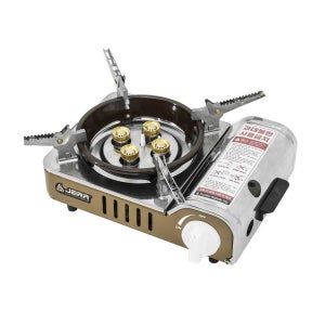 제라 휴대용 미니 파워 가스버너 4구 화구 캠핑버너