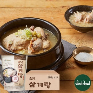 [BOX] 진국 삼계탕 900g x 12 (오뚜기 OEM)