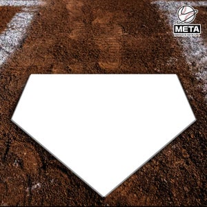 미즈노 야구 홈베이스 홈플레이트 화이트 16JAH12200WT