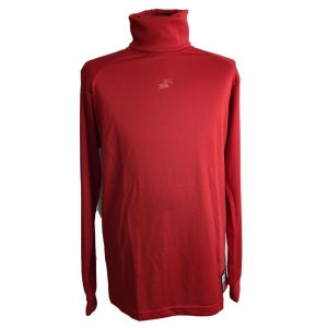 창고방출 데상트 긴팔 목폴라 언더티셔츠 SCS120RL 레드 L사이즈