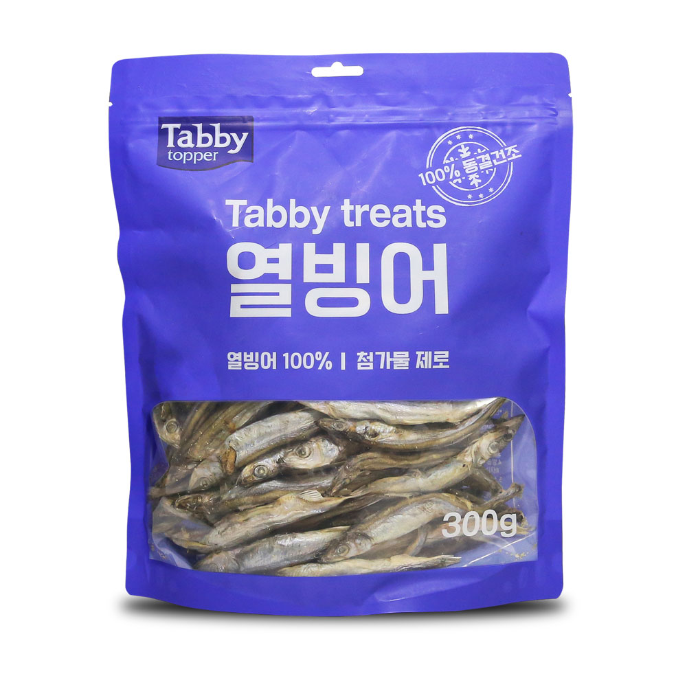 테비트릿 동결건조 열빙어 300g / 고양이 동결건조 간식
