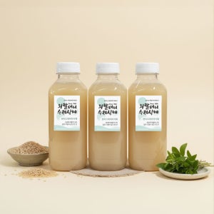 외할머니수제식혜 저당 현미스테비아식혜 500ml 3병
