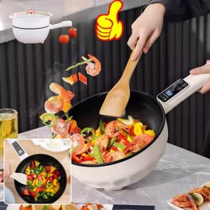 기숙사 올인원 전기 프라이팬 가정용 스마트 전기밥솥 전기볶음냄비 볶음요리 전골 일체형