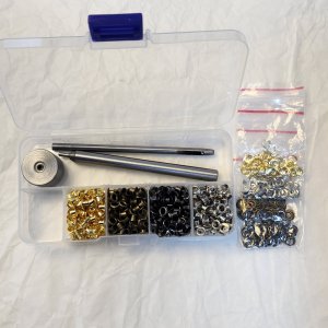 400ea 3mm 미니 아일렛 수동 몰드 세트 페이퍼콜라주 북 바인딩 하도메