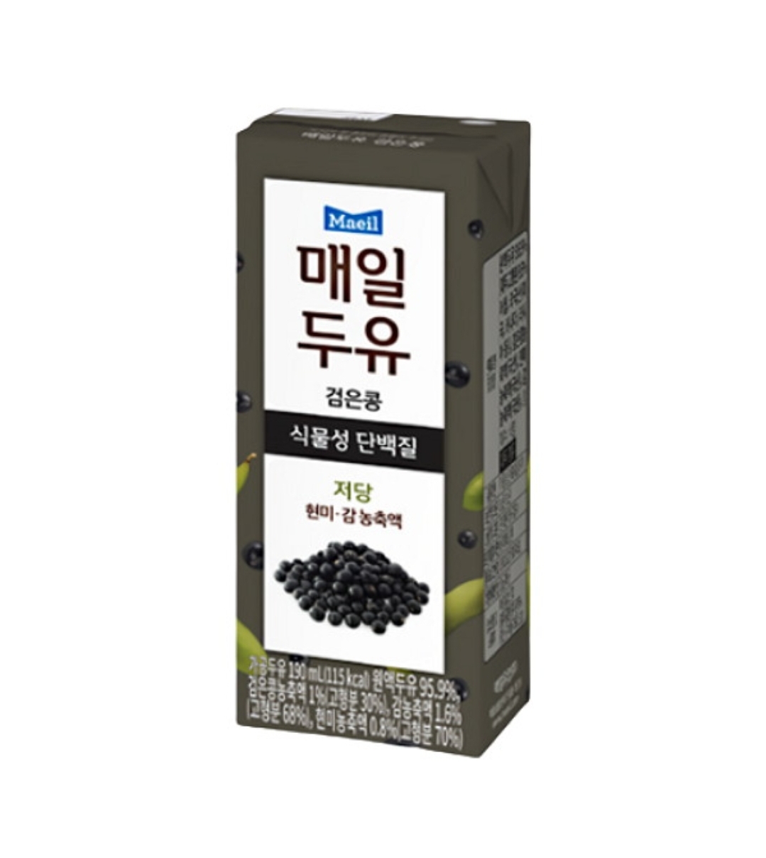 매일유업 매일두유 검은콩, 190ml, 48개