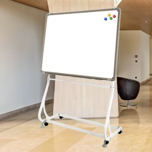 법랑칠판 자석보드 S-LINE 이동식 화이트보드 1500X1200