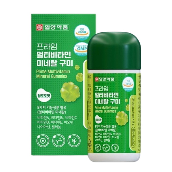 멀티비타민 미네랄 구미 에너지충전 눈건강 뼈튼튼 60구미