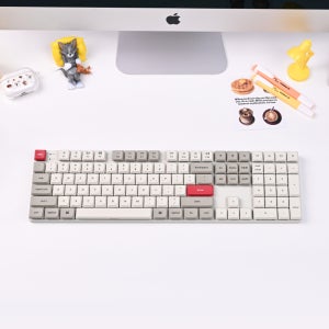 키크론 K5 PRO MAX 무선 슬림 로우프로파일 키보드 사무용 키보드 레트로, 바나나축