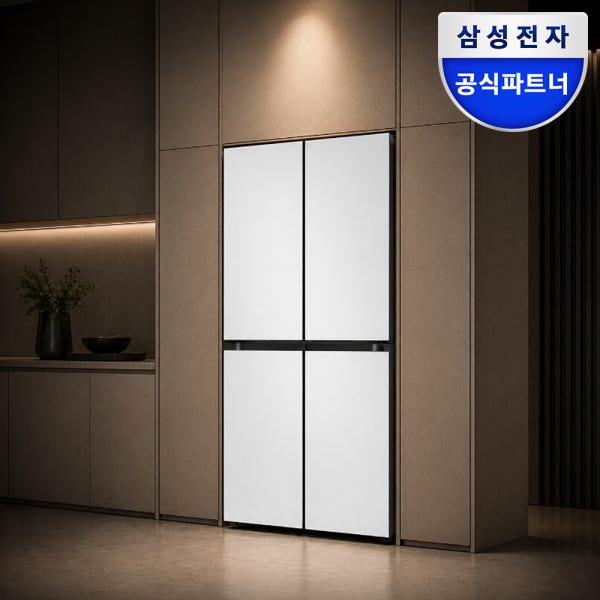 삼성 비스포크 Ai 키친핏 냉장고 4도어 640 리터 RM70F63R2A