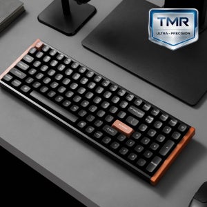 키크론 K4 HE 래피드트리거 게이밍 키보드 TMR 자석축 키보드 우드 블랙, 네뷸라 마그네틱