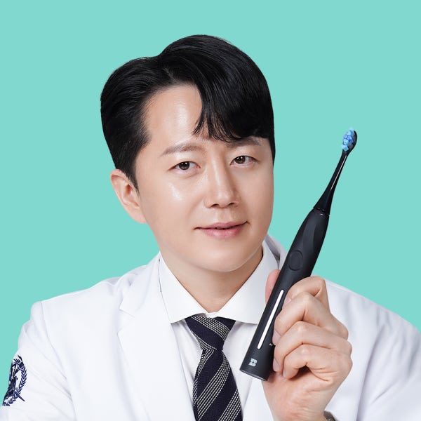 클린디 치과왕 스윙45 전동칫솔 회전 음파 저자극 (본체1+칫솔모3+휴대용케이스)