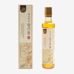 저온압착 국산 참기름 300ml